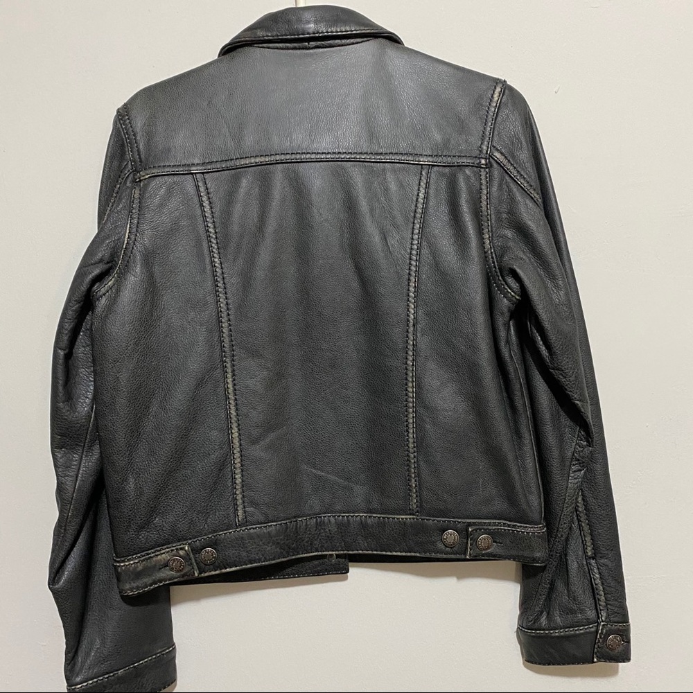 Real Leather Vintage Jacket - Picture 7 of 9
